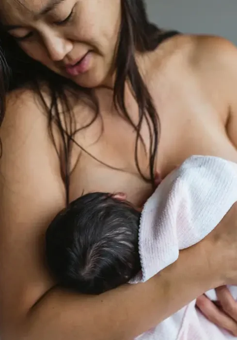 Mom breastfeeding